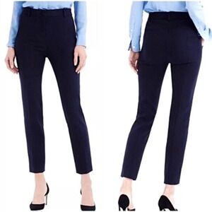 J.Crew High-rise Cameron Pant in Four-Season Stretch Navy Blue Size 4‎ Ankle